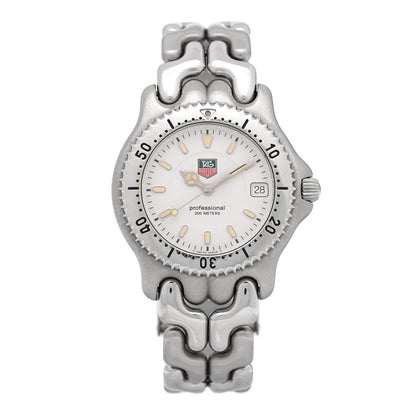 Tag Heuer Stainless Steel 38mm Professional Quartz Watch White WG1112 1 of 4