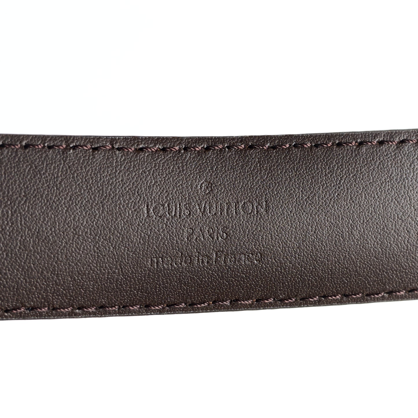 Mini Damier Ebene 25mm LV Initiales Belt 85 34