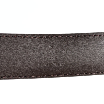 Louis Vuitton Mini Damier Ebene 25mm LV Initiales Belt 85 34 6 of 6