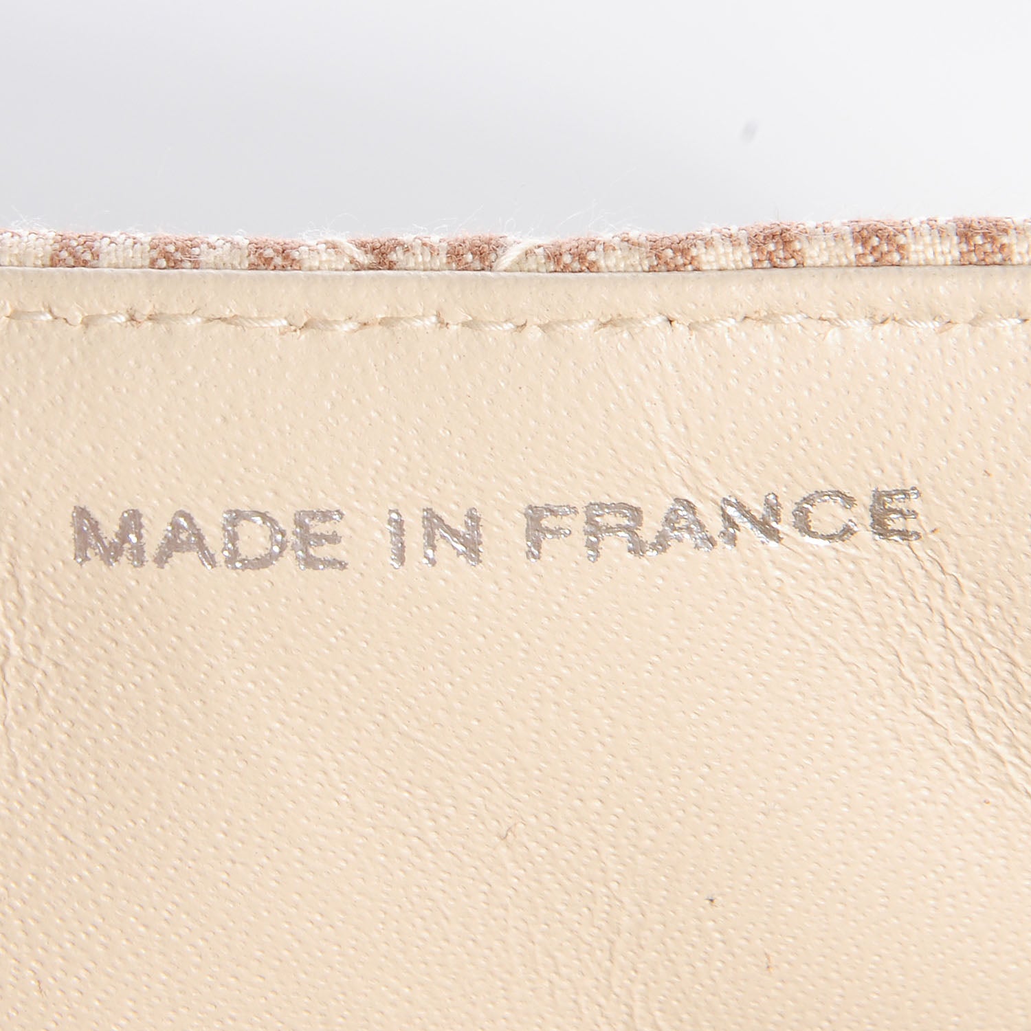 Chanel Toile Gingham Medium Single Flap Beige 9 of 10