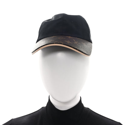 Louis Vuitton Polyester Silk Monogram LV Get Ready Cap M Black 2 of 9