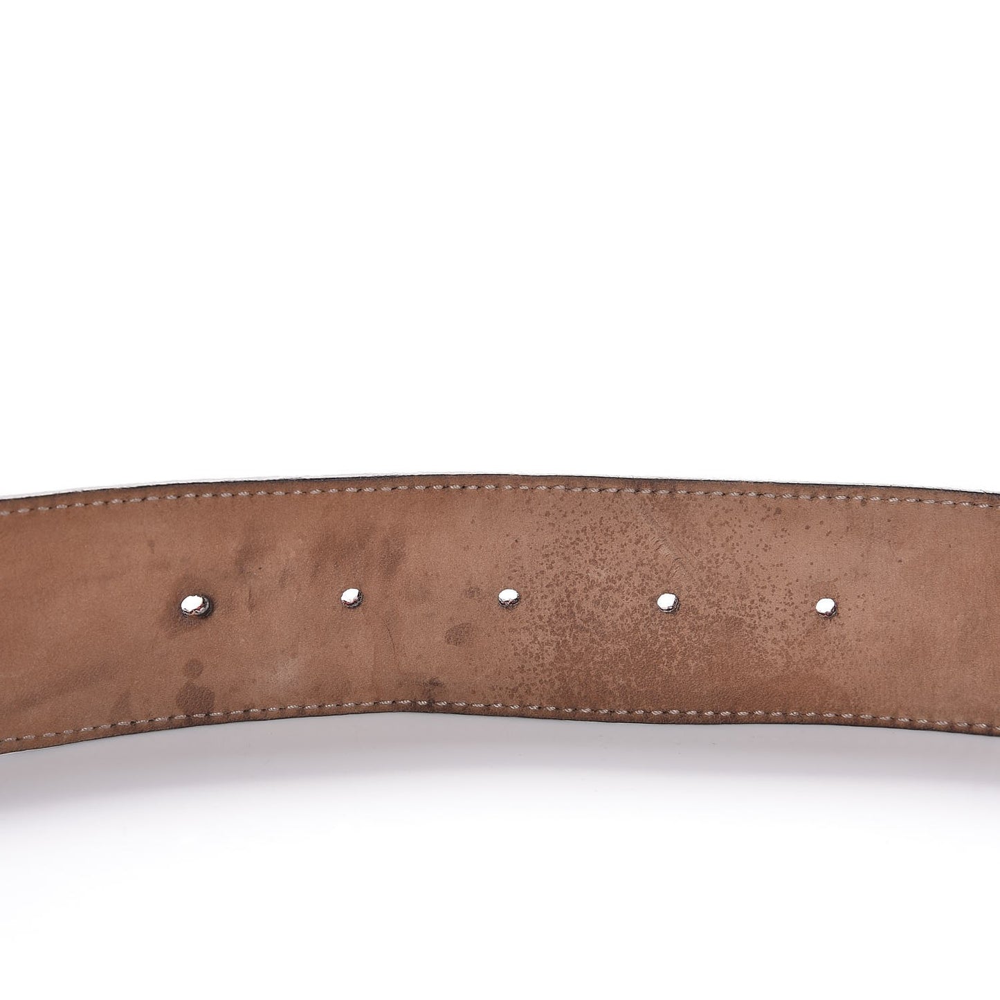 Canvas Web Interlocking G Belt 85 34 White