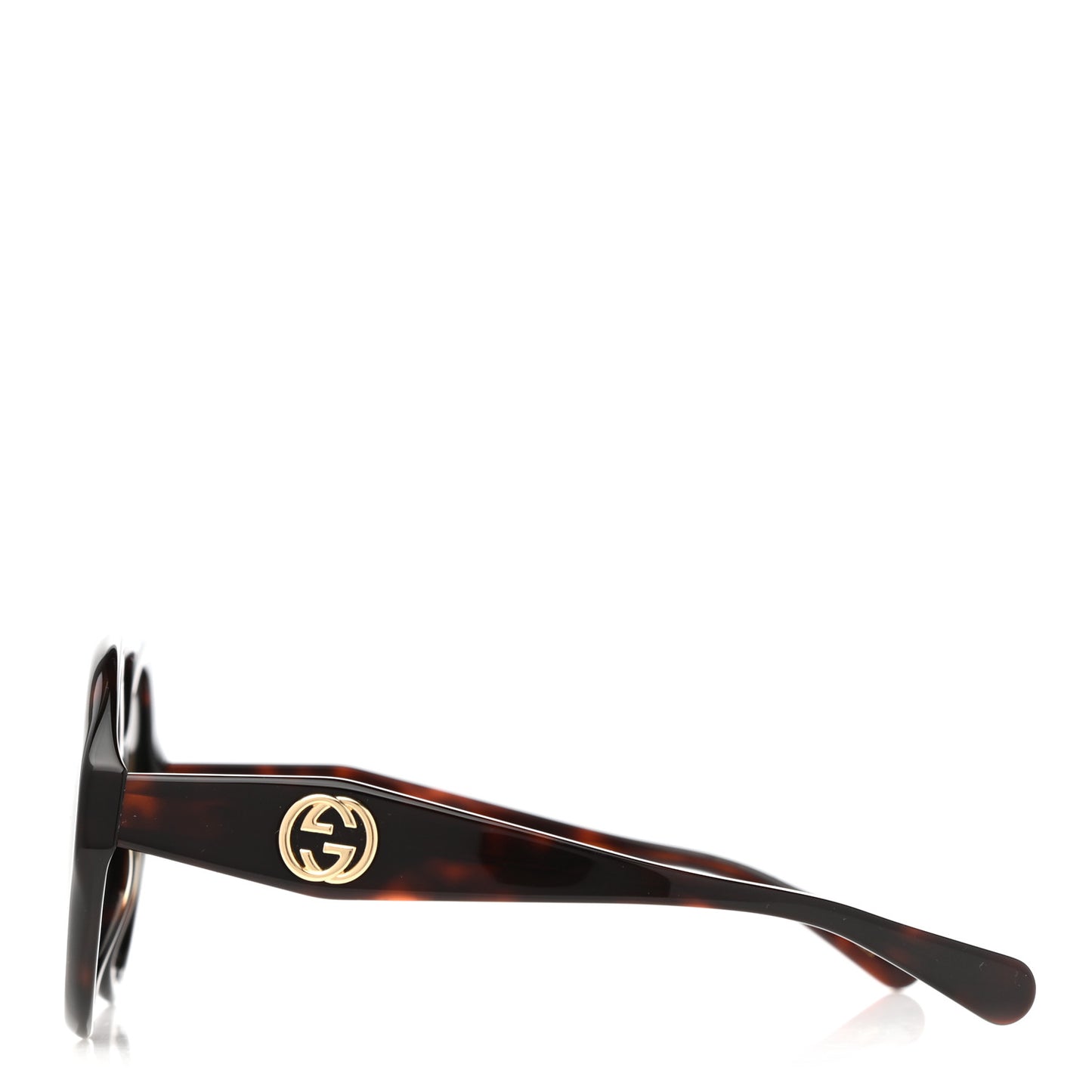 Acetate Round Frame Sunglasses GG0797S Tortoise