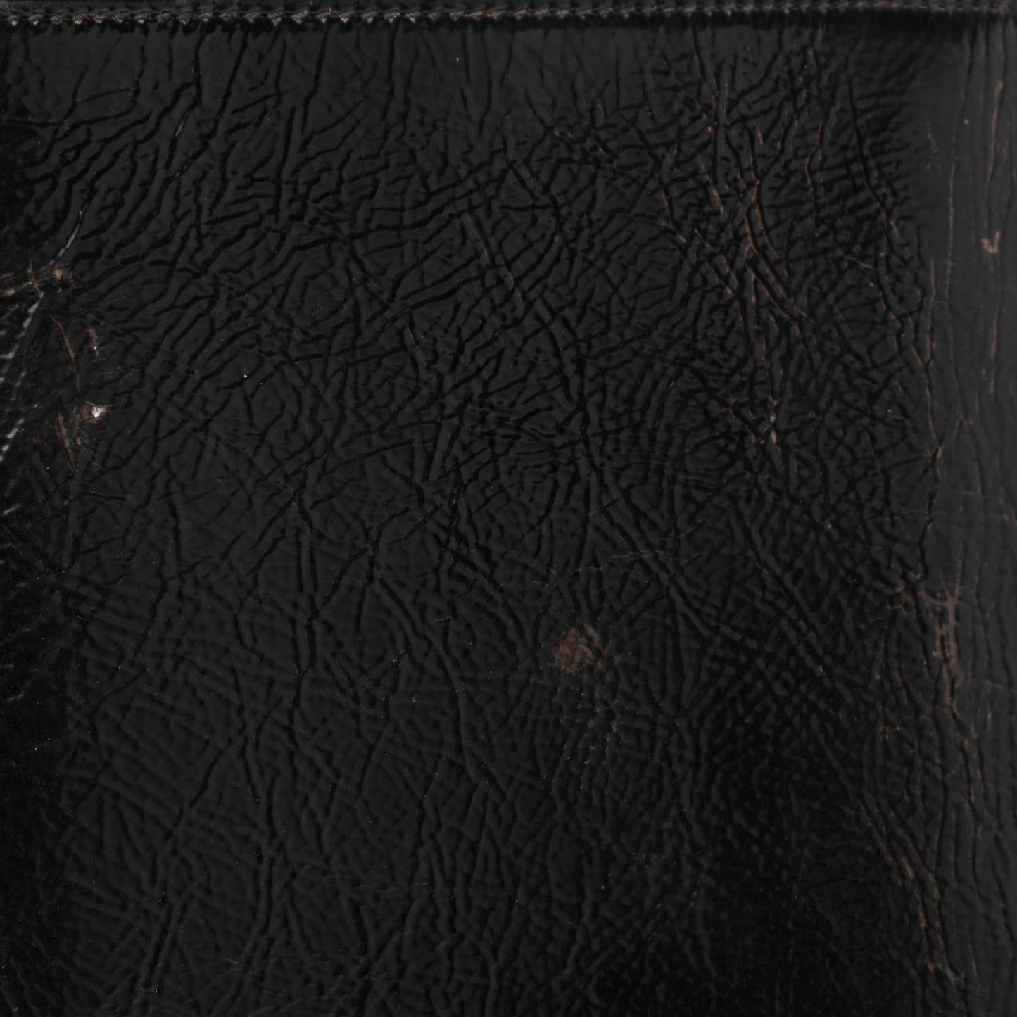 Textured Patent Monogram Large Belle De Jour Clutch Black