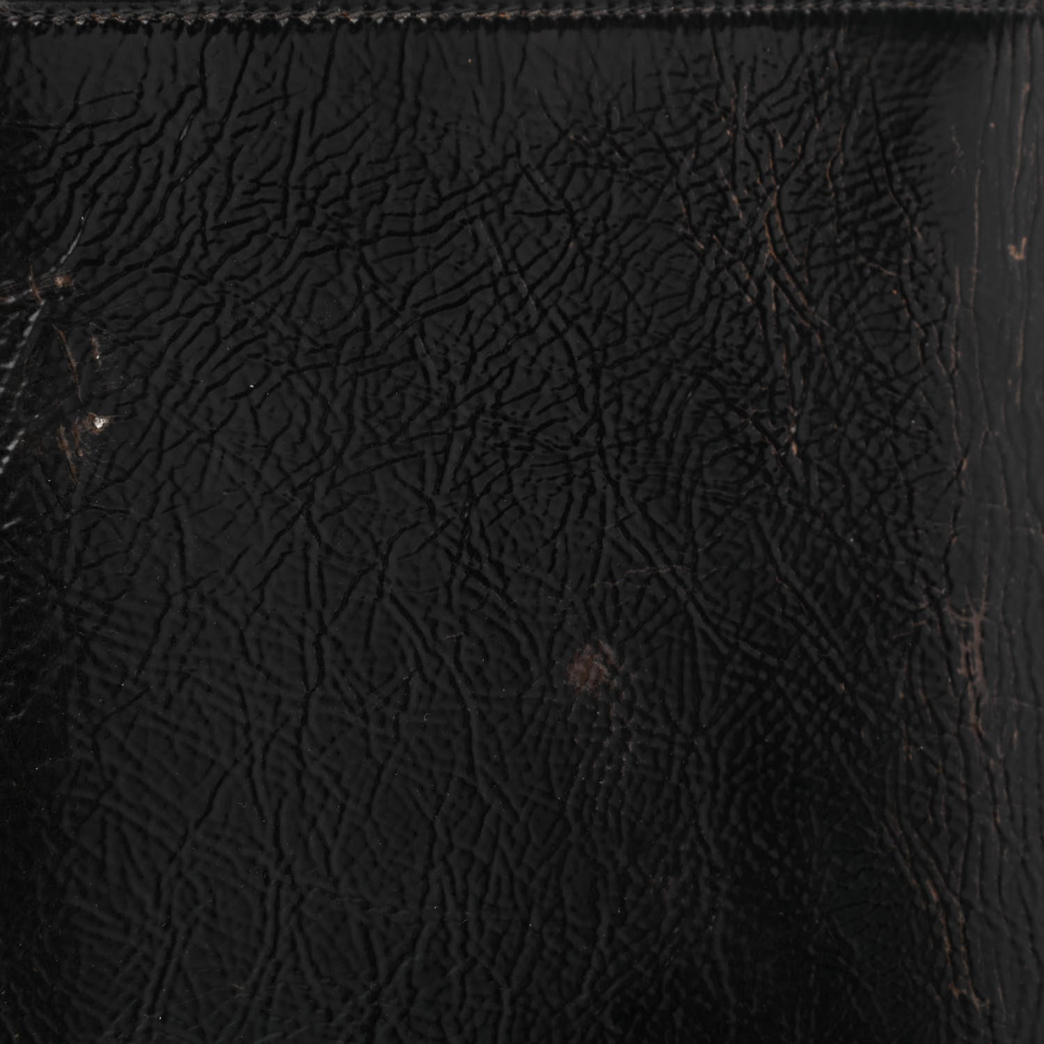 Saint Laurent Textured Patent Monogram Large Belle De Jour Clutch Black 14 of 18
