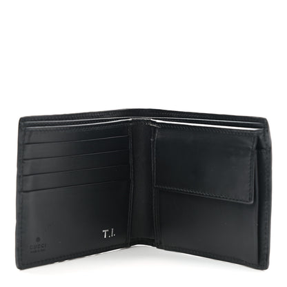 Gucci Guccissima Signature Dorian Bi-Fold Wallet Black 5 of 10