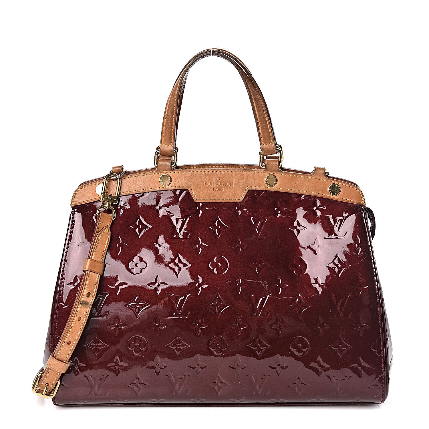 Louis Vuitton Vernis Brea MM Rouge Fauviste 2 of 16