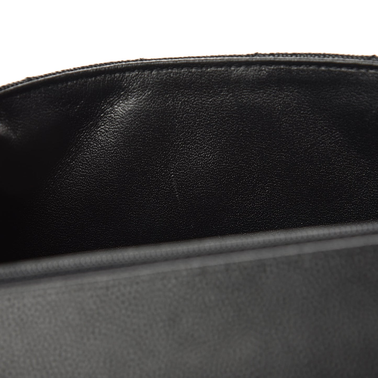 Caviar Quilted Mini Rectangular Flap Black