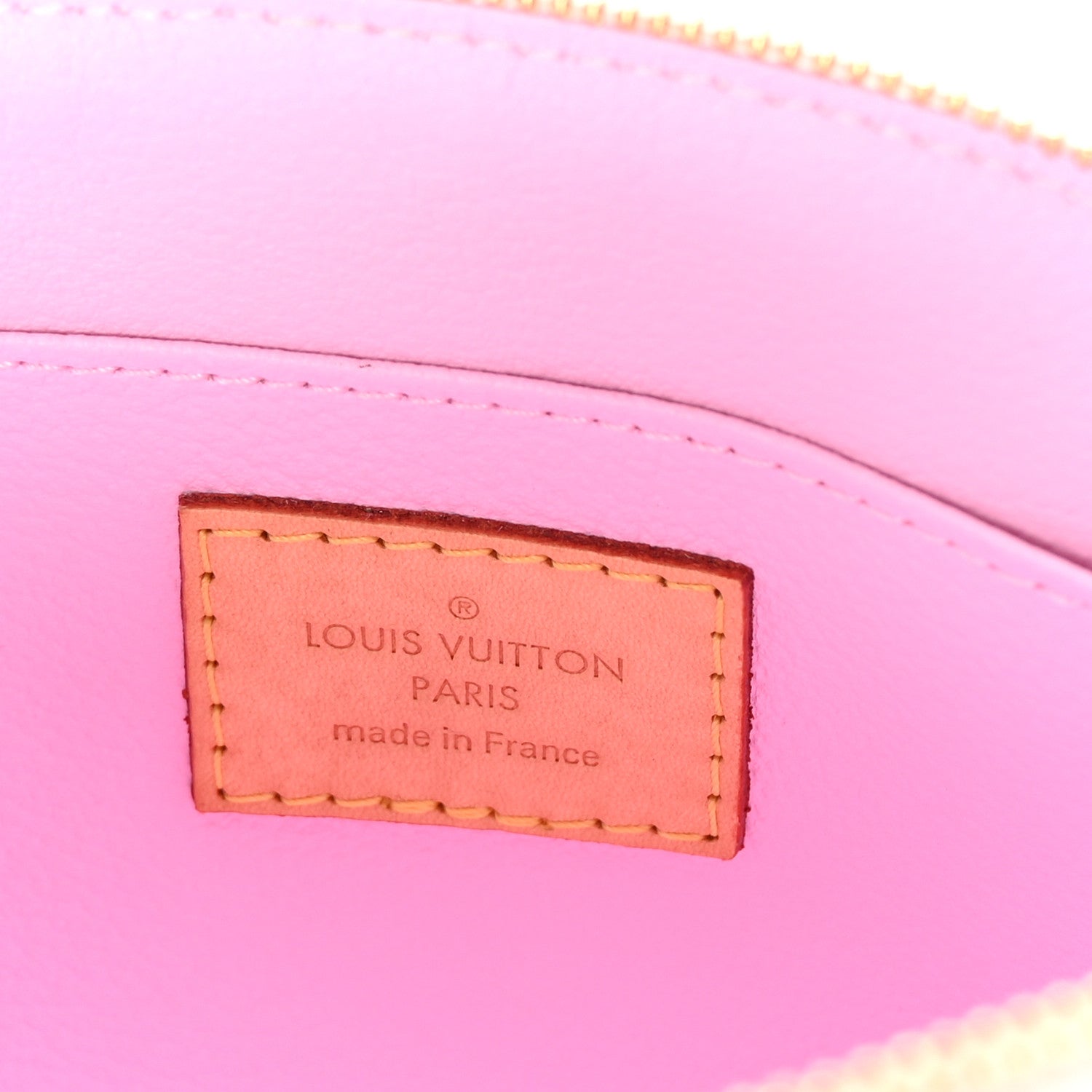 Louis Vuitton Monogram Multicolor Cosmetic Pouch White Litchi 6 of 6