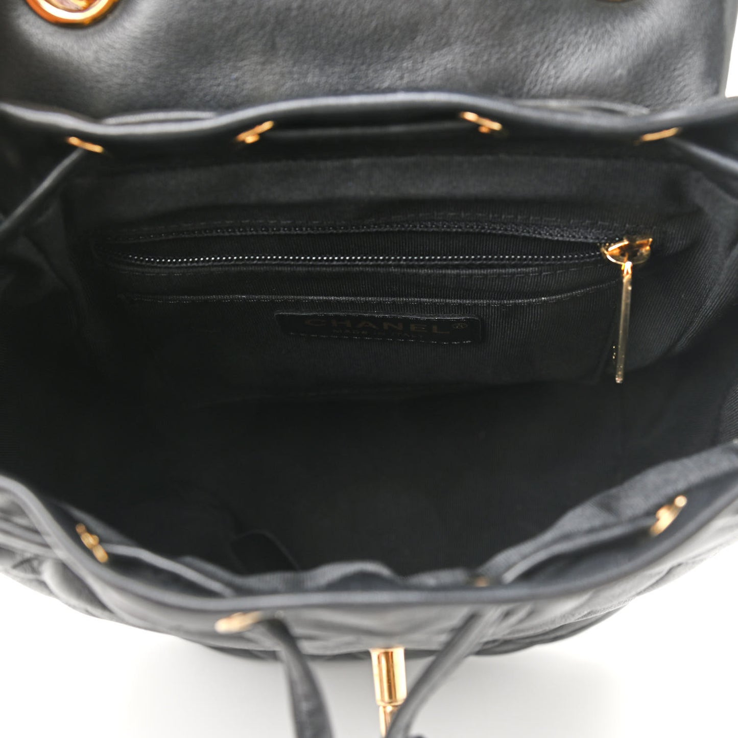 Calfskin Quilted Mini Urban Spirit Backpack Black