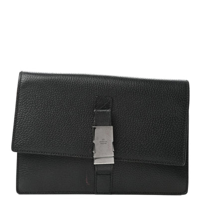 Gucci Calfskin Wristlet Clutch Black 1 of 11