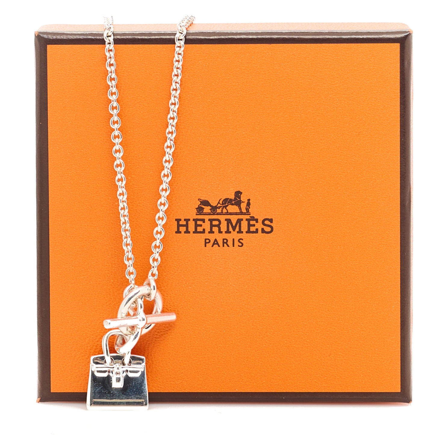 Sterling Silver Birkin Amulette Pendant Necklace