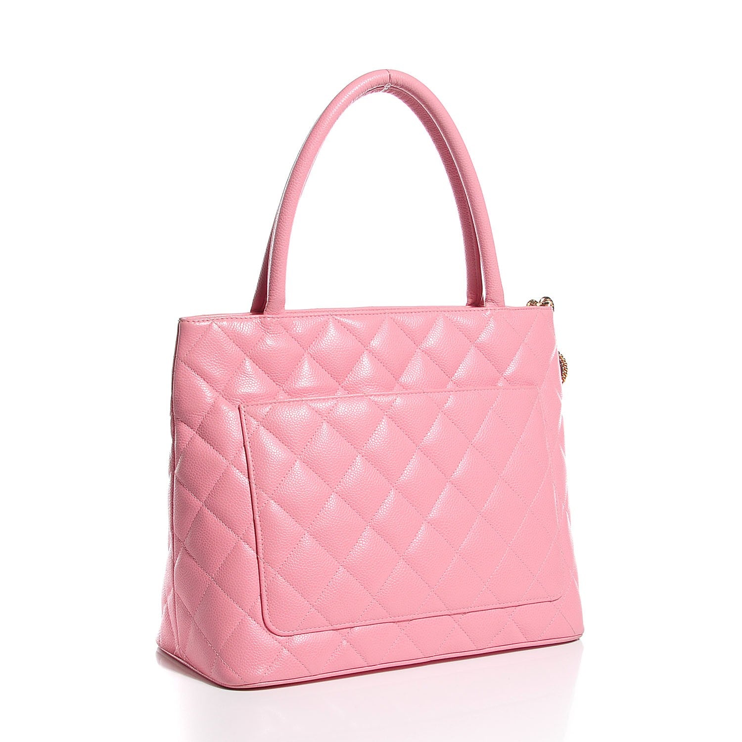 Chanel Caviar Quilted Medallion Tote Light Pink 3 of 8