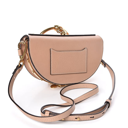Chloe Calfskin Small Nile Bracelet Minaudiere Bag Biscotti Beige 3 of 9