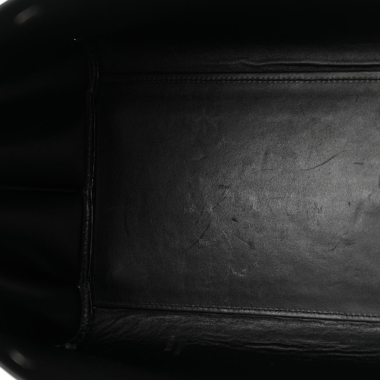 Grained Calfskin Large Sac De Jour Carryall Black