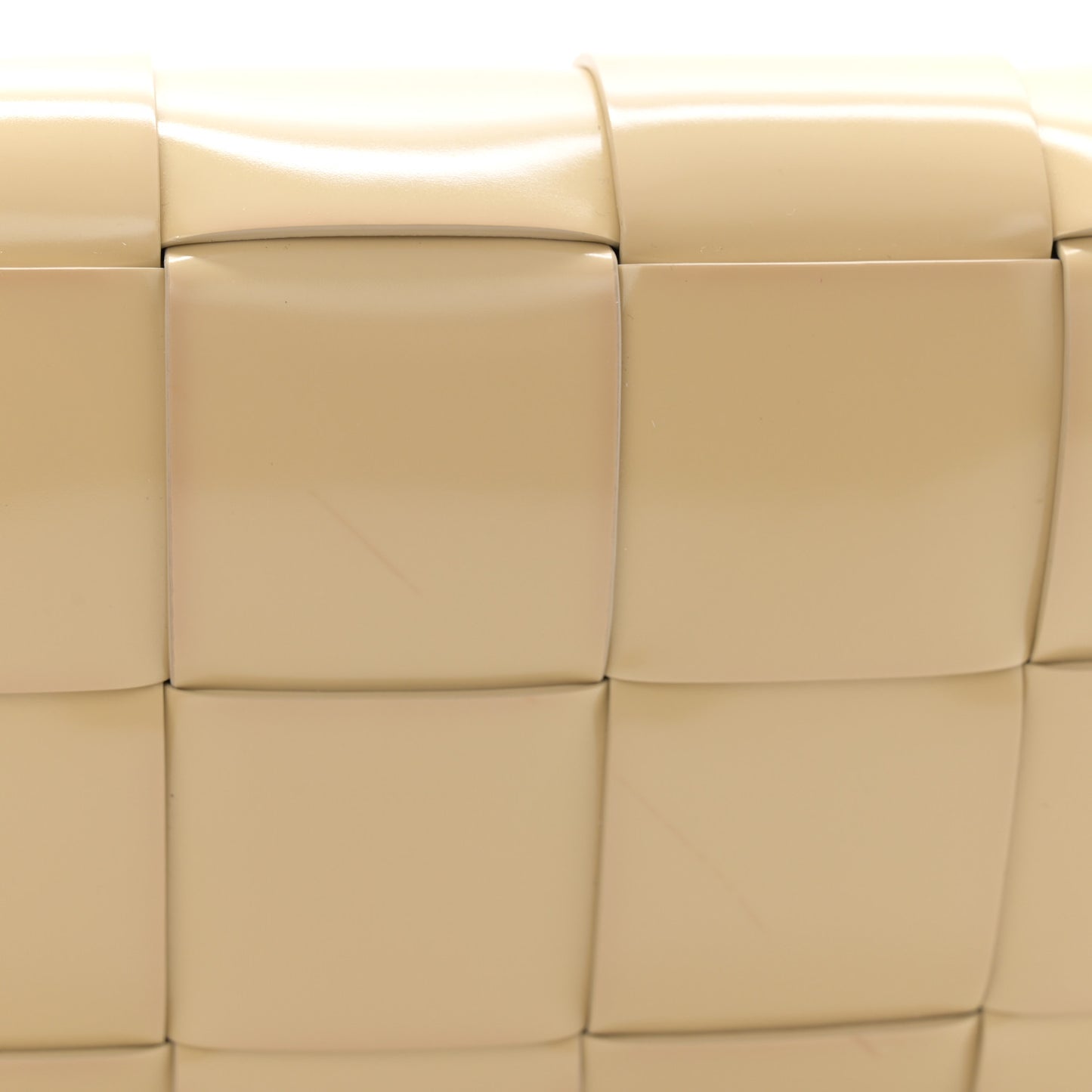 Brushed Calfskin Intrecciato Cassette Bag Porridge