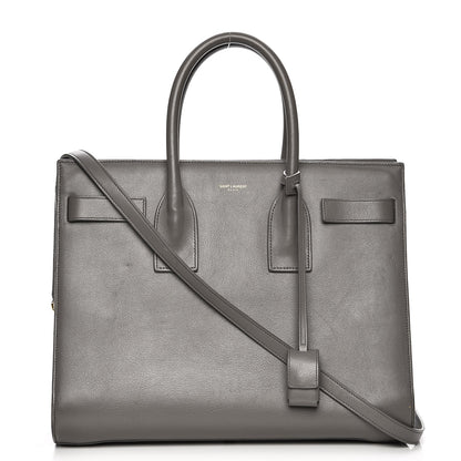 Saint Laurent Calfskin Small Sac De Jour Fog 1 of 10