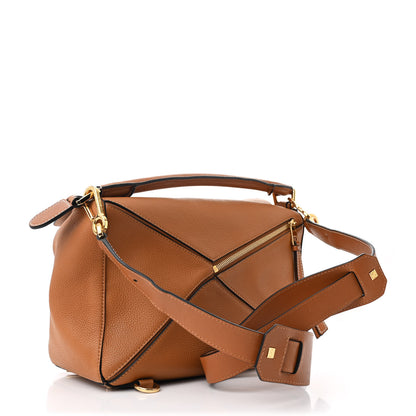 Loewe Soft Grained Calfskin Medium Puzzle Bag Light Caramel 3 of 11