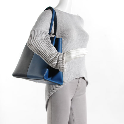 Fendi Vitello Bi-Color Large 3Jours Tote Lavagna Cobalto 3 of 10