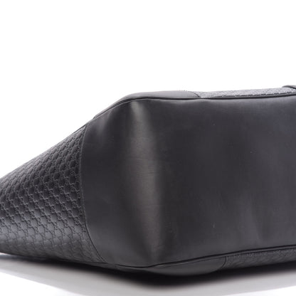 Gucci Microguccissima Bree Zippered Tote Black 6 of 9