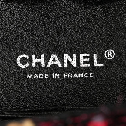Chanel Tweed Quilted Medium Double Flap Multicolor 5 of 10