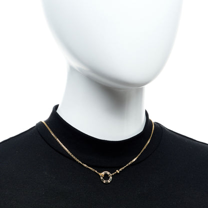Cartier 18K Yellow Gold 2 Diamond LOVE Necklace 2 of 6