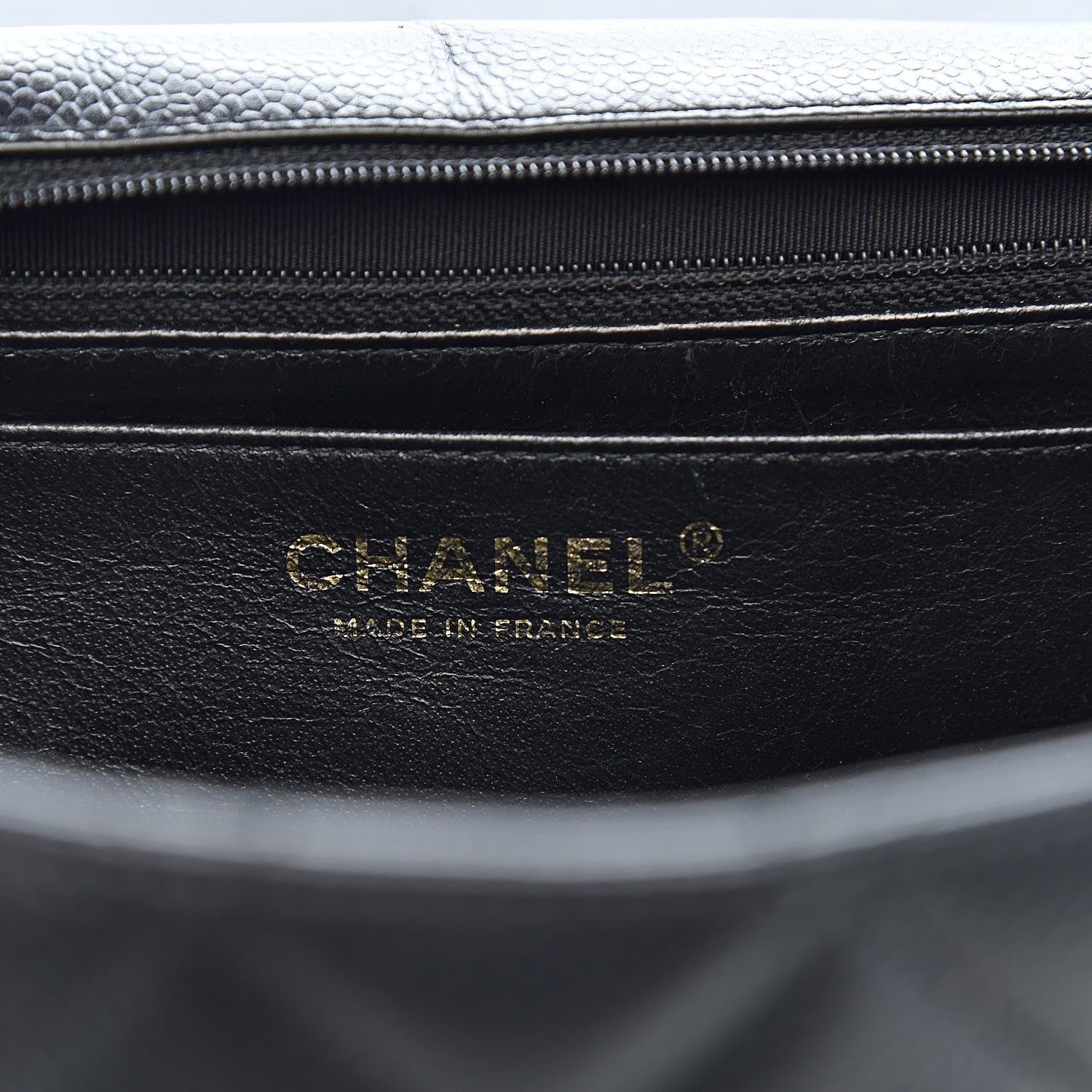 Chanel Caviar Quilted Jumbo Single Flap Black 6 of 18