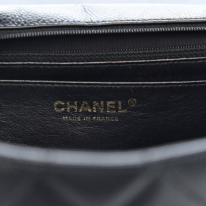 Chanel Caviar Quilted Jumbo Single Flap Black 6 of 18