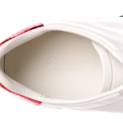 Gucci Calfskin Web Pearl Studded Womens Ace Sneakers 38 White 7 of 9