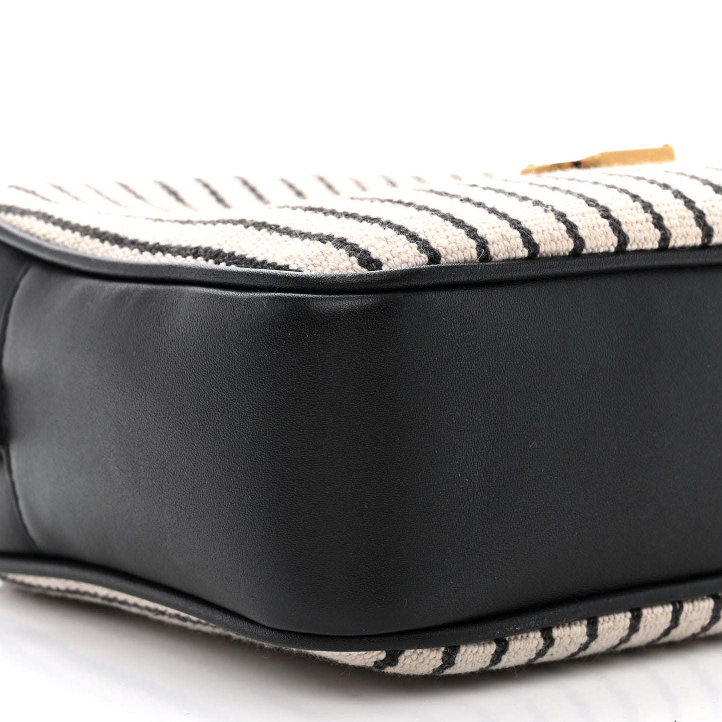 Canvas Calfskin Monogram Lou Camera Bag Black Grey Cream