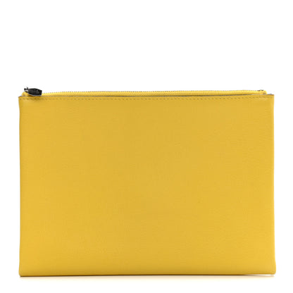 Hermes Evercolor Atout Pouch Jaune de Naples 1 of 7