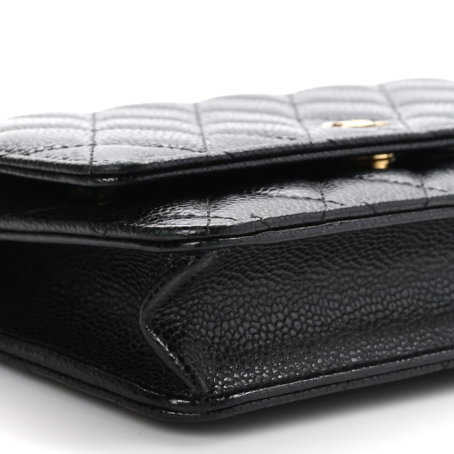 Chanel Caviar Quilted Wallet On Chain WOC Black 10 of 12