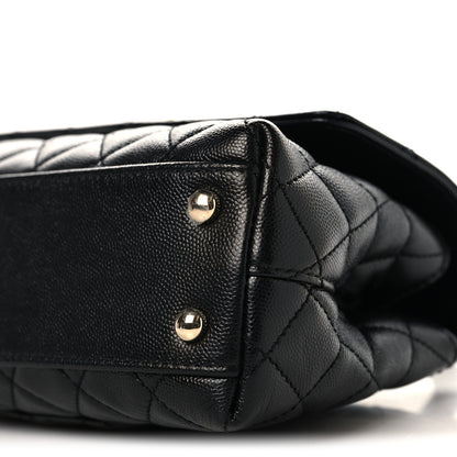 Chanel Caviar Quilted Mini Coco Handle Flap Black 10 of 10