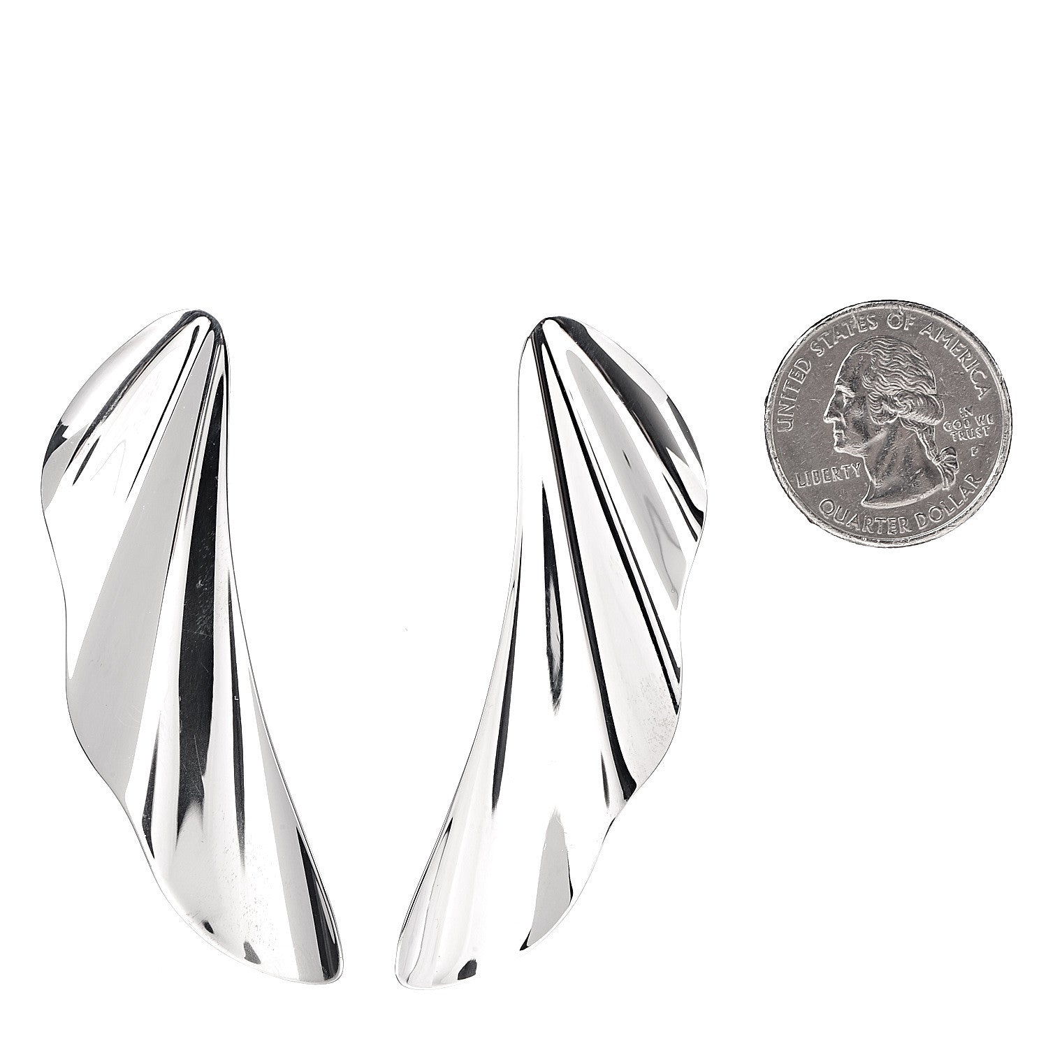 Tiffany Sterling Silver High Tide Earrings 2 of 4
