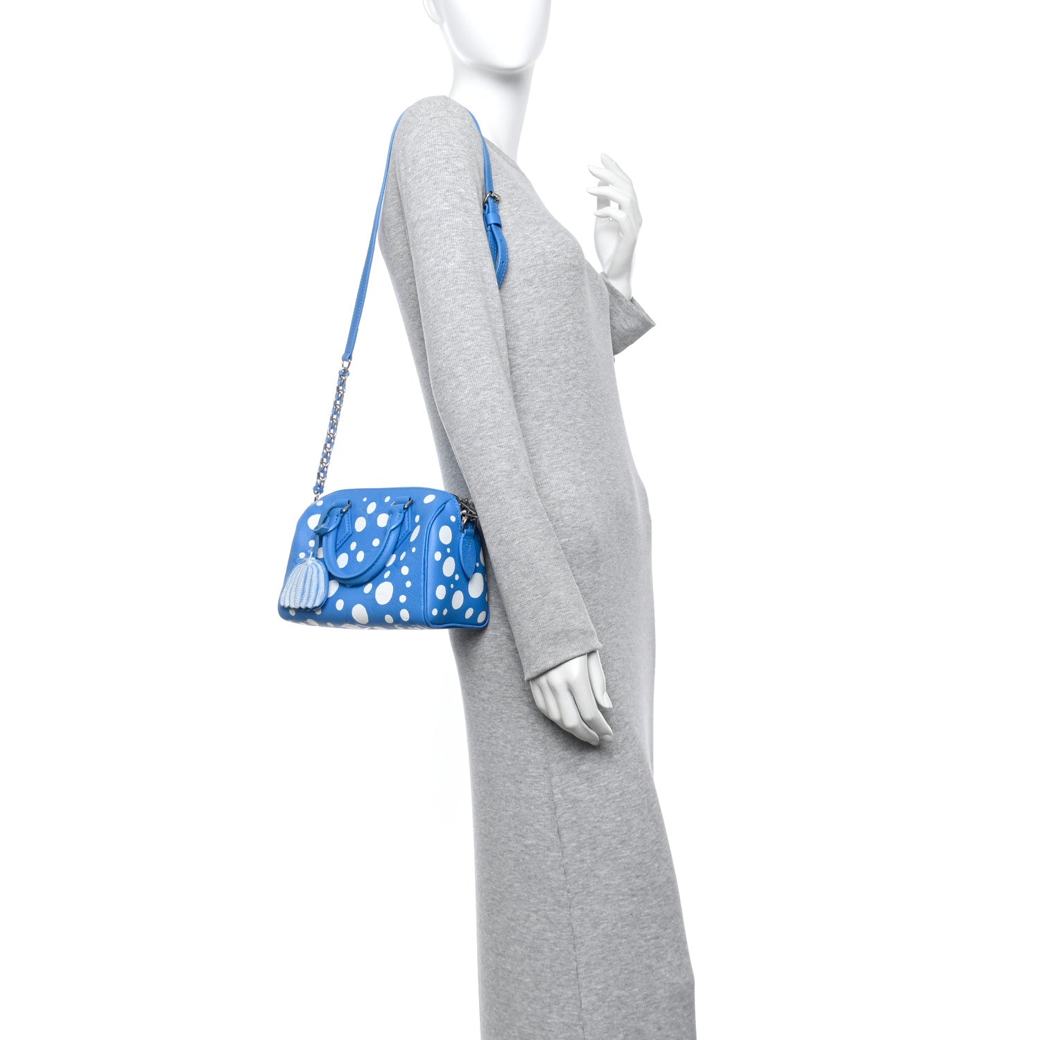 Louis Vuitton LV X YK Empreinte Speedy Bandouliere 20 Blue White 2 of 10