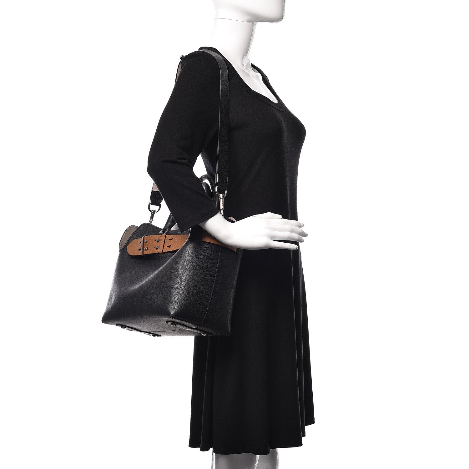 Burberry Soft Grain Calfskin Baby Belt Bag Black 2 of 9