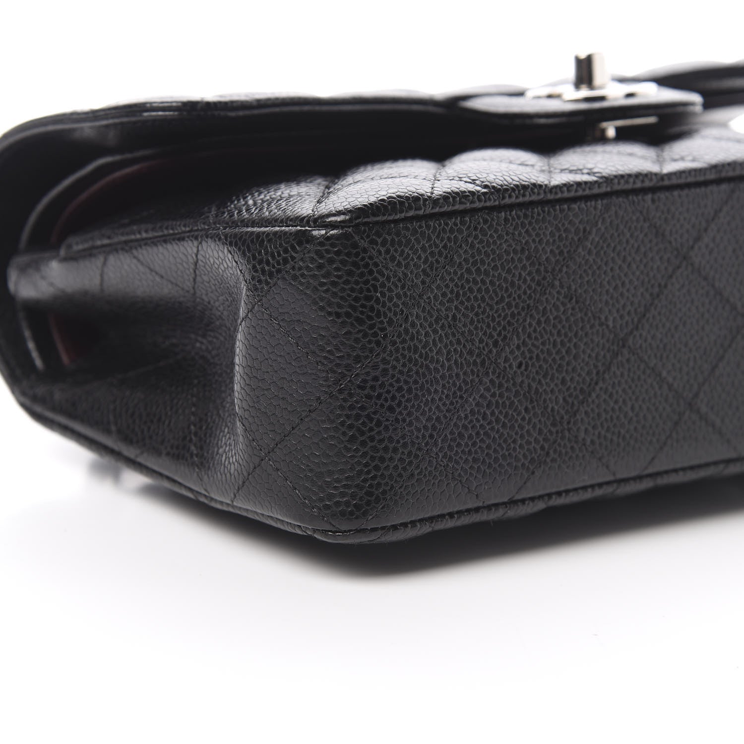 Chanel Caviar Quilted Small Double Flap Black 9 of 10