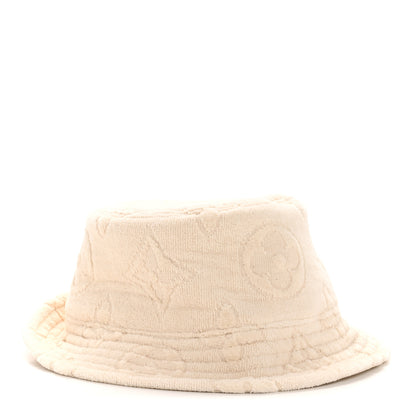Louis Vuitton Cotton Jacquard Monogram LVacation Reversible Hat S White 1 of 9