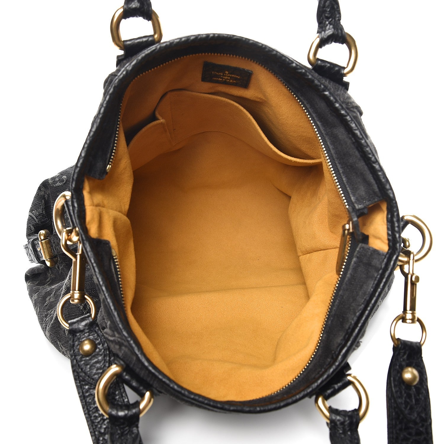 Louis Vuitton Denim Neo Cabby GM Black 5 of 9