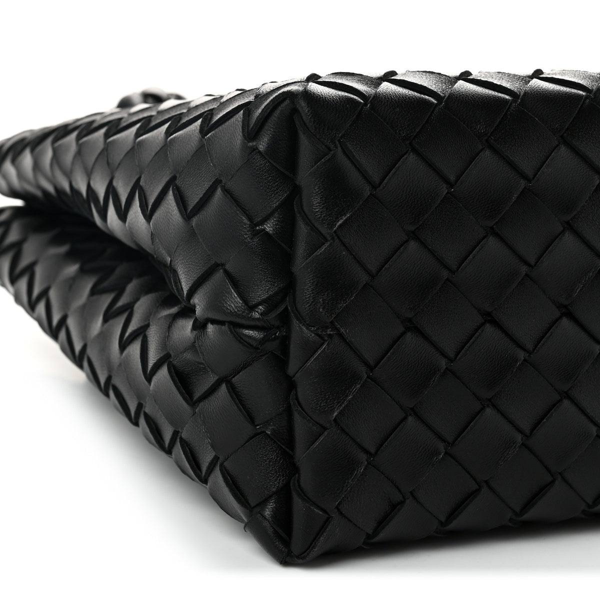 Bottega Veneta Nappa Intrecciato Medium Andiamo Shoulder Bag Black 8 of 9