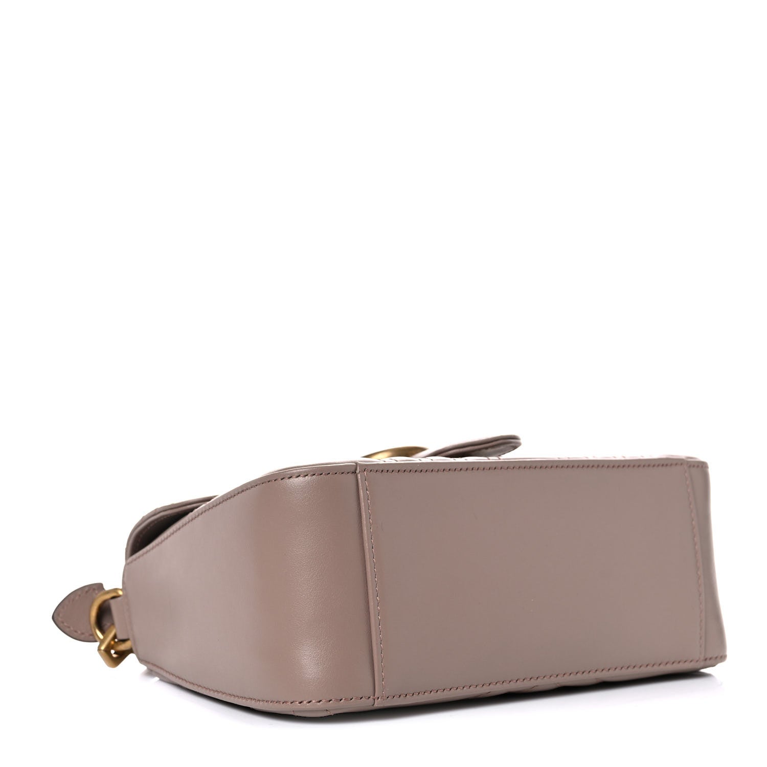 Gucci Calfskin Matelasse Mini GG Marmont Top Handle Shoulder Bag Porcelain Rose 4 of 11