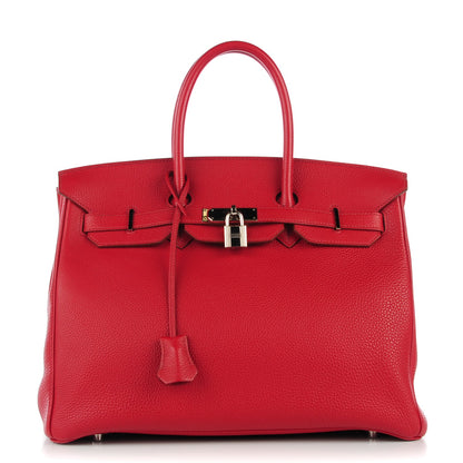 Hermes Togo Birkin 35 Rouge Garance 1 of 23