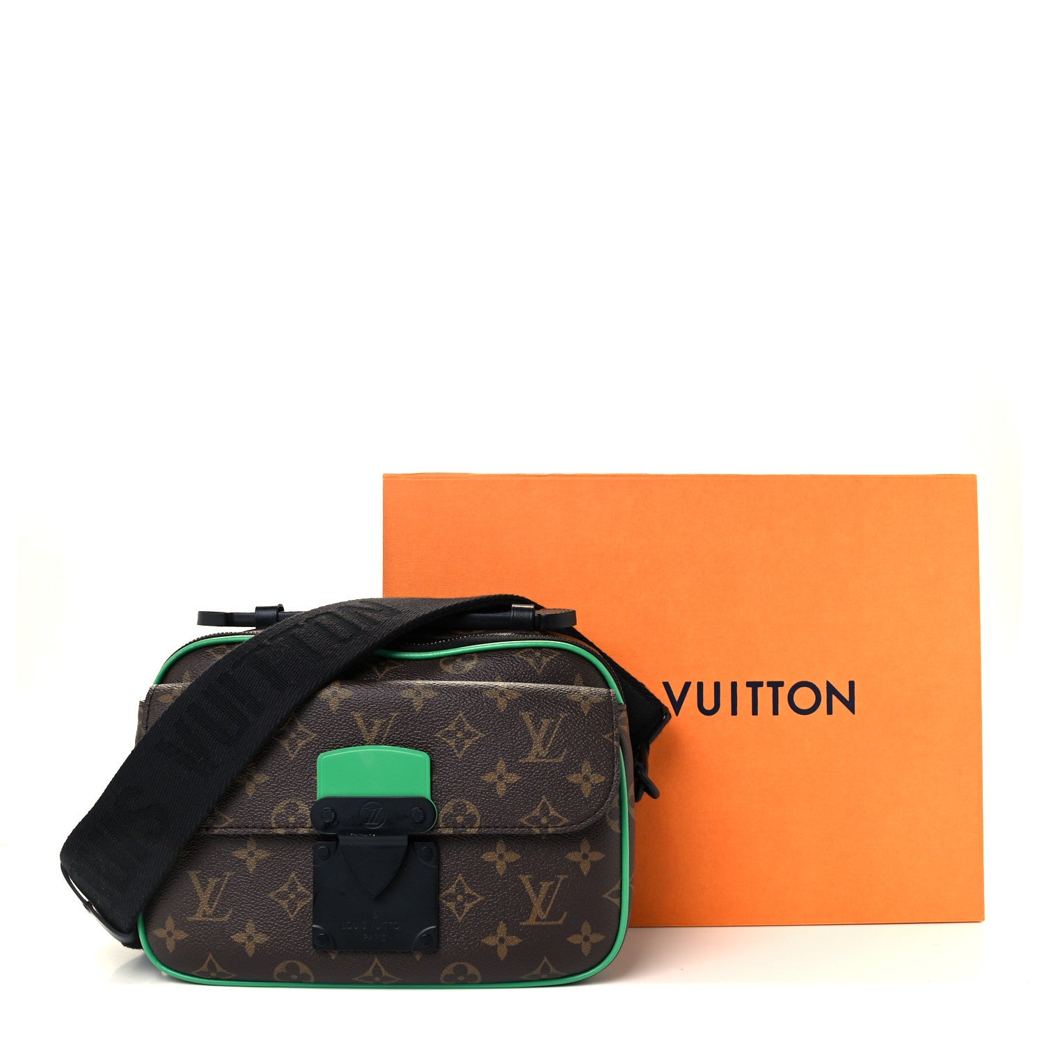 Louis Vuitton Monogram Macassar S Lock Messenger Minty Green 11 of 11