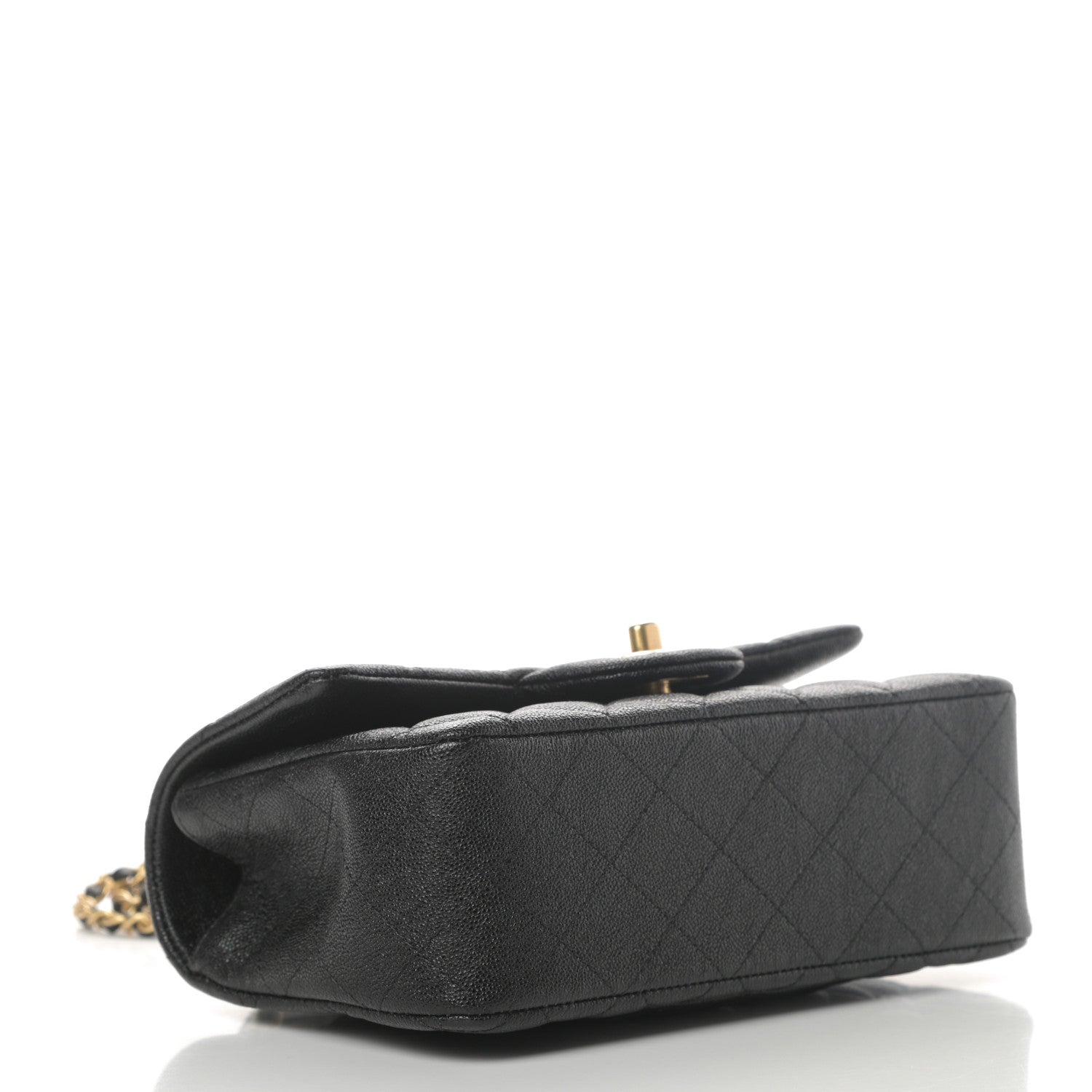 Chanel Caviar Quilted Mini Top Handle Rectangular Flap Black 4 of 12