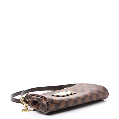 Louis Vuitton Damier Ebene Eva Clutch 3 of 9