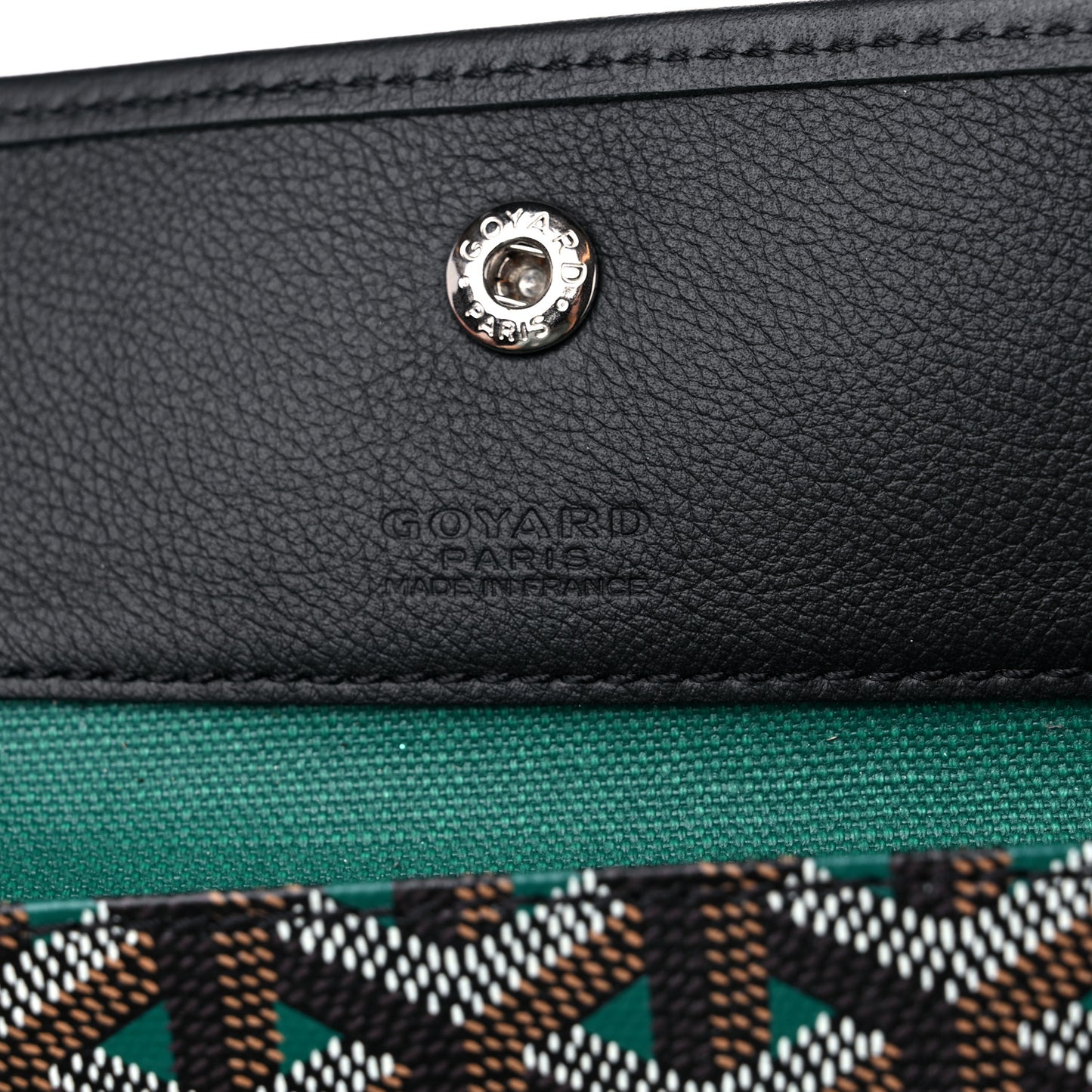 Goyardine Saint Louis Claire Voie PM Black Green