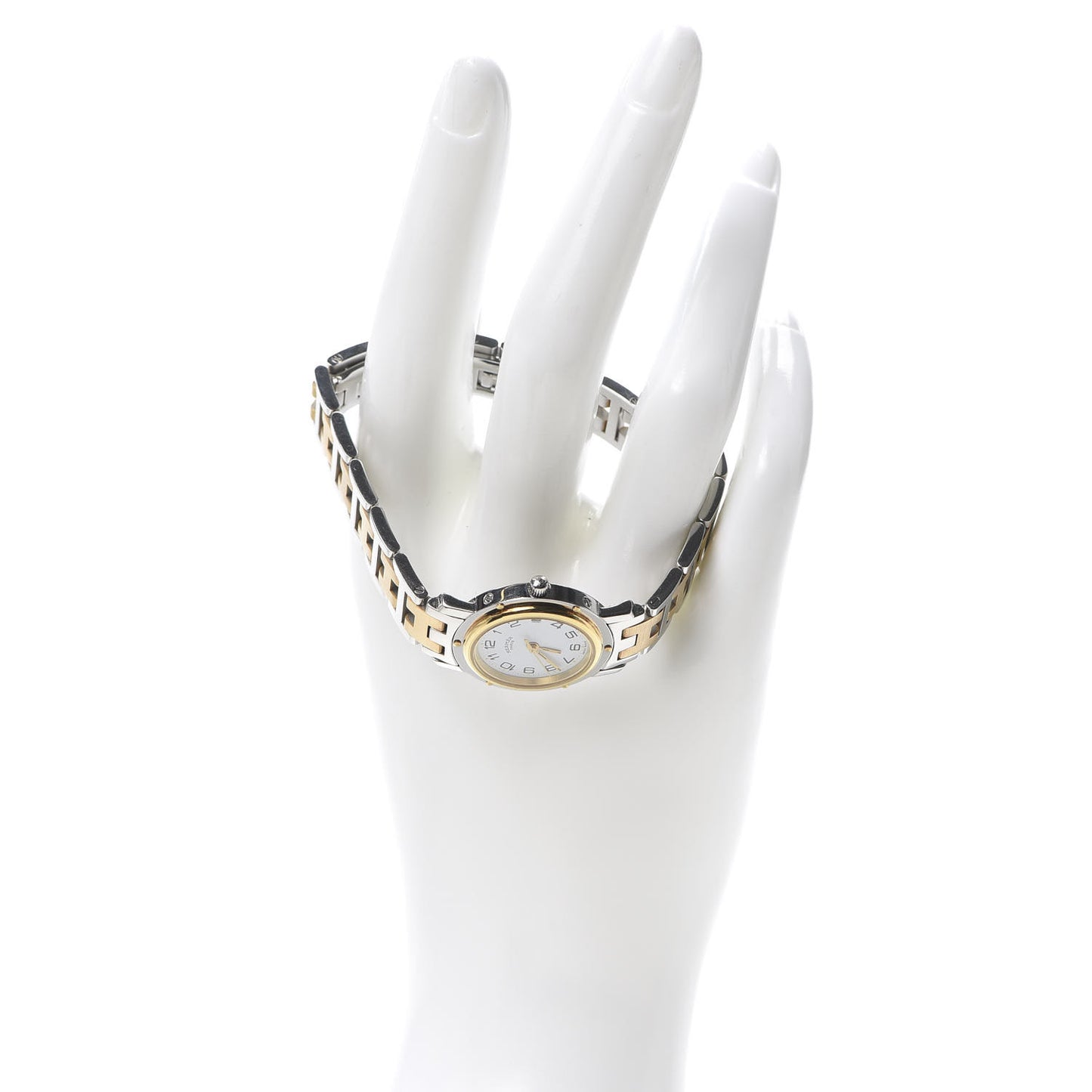 Stainless Steel 24mm Clipper Quartz Watch Gold