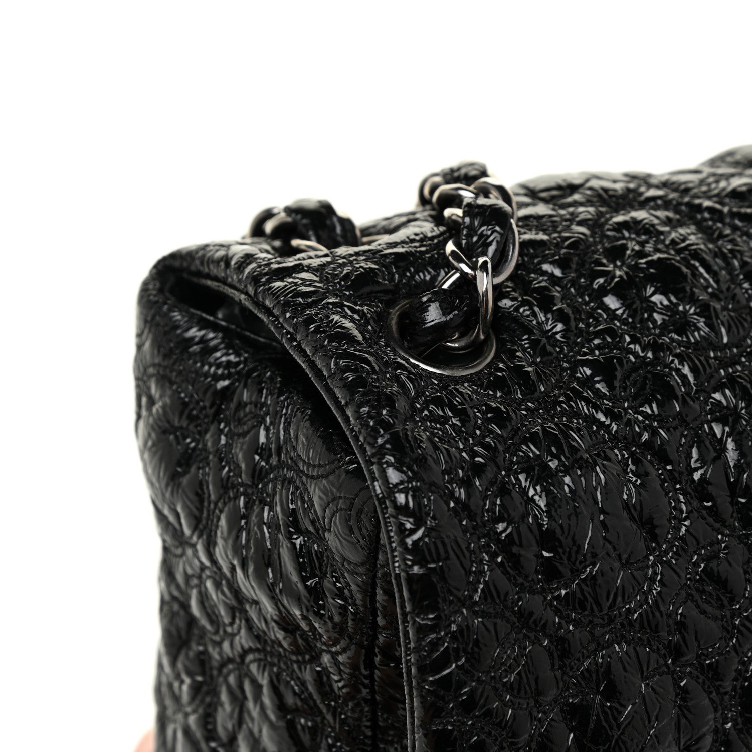 Chanel Vinyl Rock In Moscow Single Flap Black 11 of 18