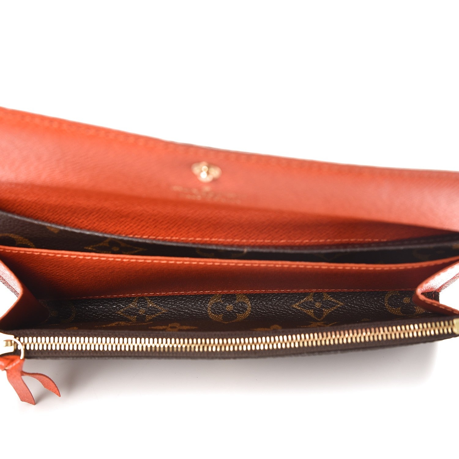 Louis Vuitton Monogram Emilie Wallet Piment 4 of 10