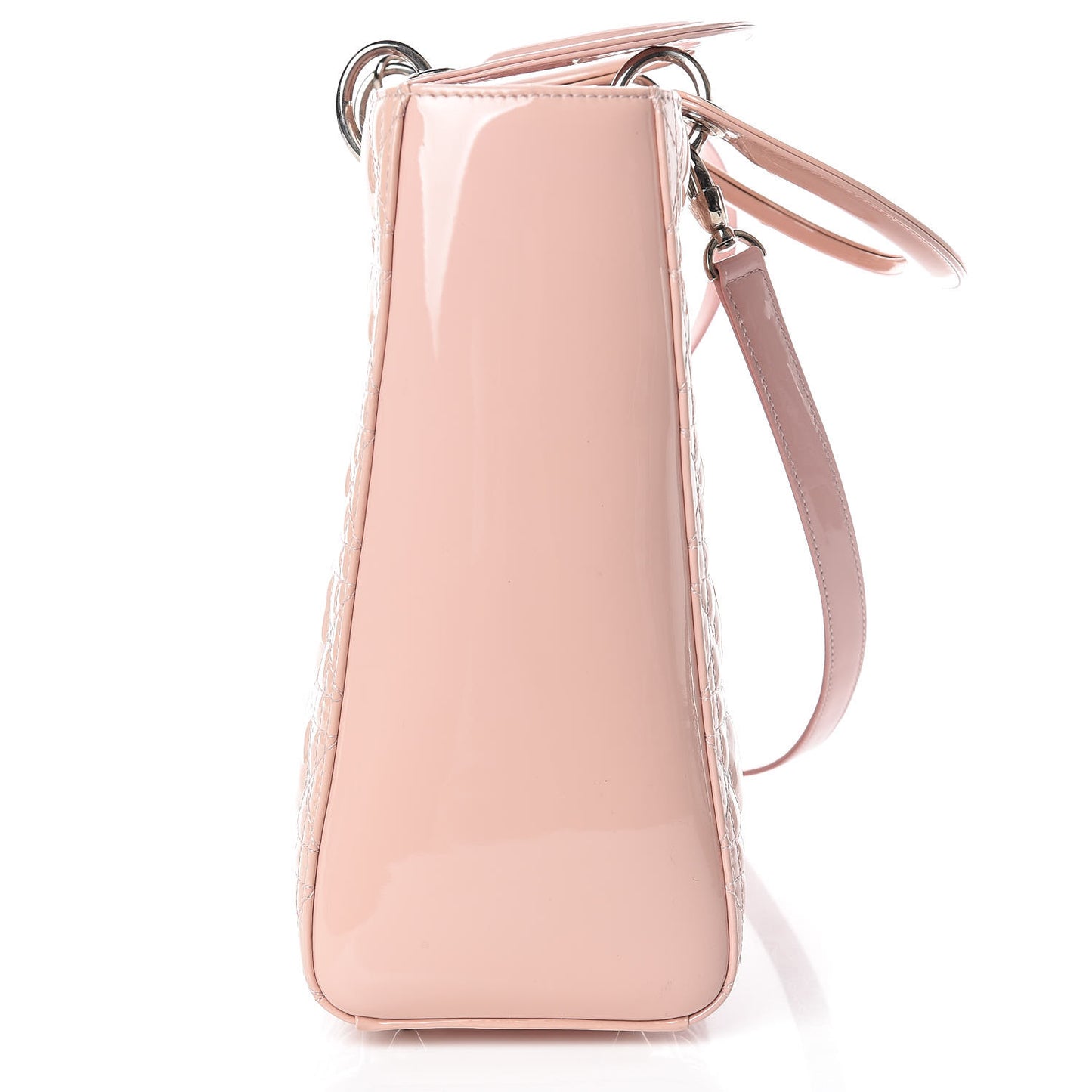 Patent Cannage Large Lady Dior Light Pink